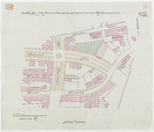 1897-168 Calque op linnen van door de Heer J.A. Peeters te koop gevraagde grond aan de Mathenesserlaan.