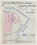 1897-172 Calque op linnen van door de heer W. Egan en Co. te huur gevraagde grond aan de Nassaukade.