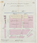 1897-183 Calque op linnen van door de Bierbrouwerij ,,d'Oranjeboom aan te kopen grond aan de Nassaustraat.