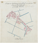 1897-224 Calque op linnen van situatie van school no. 6 aan de Katendrechtsche Lagendijk (voormalig Charlois).