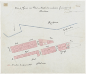 1897-247 Calque op linnen van aan de heren Van Vliet en Oosthoek te verkopen grond aan de Veerlaan.