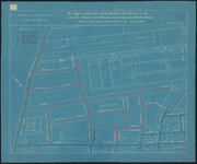 1897-26 Tekening van te leggen gasbuizen en te plaatsen lantaarns in de nieuwe straten ten noorden van de Gerard ...