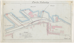 1897-261 Situatie op linnen van de Derden Kolenlijn.
