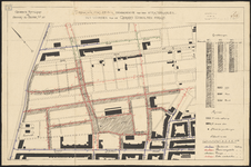 1897-29 Tekening van de drinkwaterleiding ten behoeve van de stratenaanleg ten noorden van de Gerard Scholtenstraat.