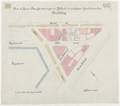 1897-310 Calque op linnen van aan de heren Boer, Sundermeijer en Hofland te verkopen grond aan de Parallelweg.