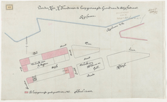 1897-63 Calque op linnen van door de heer H. Kruidenier te koop gevraagde grond aan de Atjehstraat.