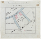 1898-100 Plattegrond van te verhuren terreinen aan de heer Jan C. de Breij.