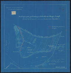 1898-102 Tekening van de verlenging van de gasleiding op Schielands Hoge Zeedijk.