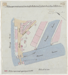 1898-109 Plattegrond van te huur gevraagde grond door de Rotterdamse afdeling van de Nederlandse Volksbond.