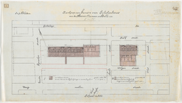 1898-20-1 Calque op linnen van de aankoop van terrein voor scholenbouw van de heren Vermeer en Bolle c.s. 1ste ...