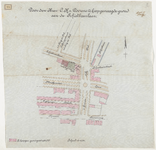 1898-204 Plattegrond van door de heer C.H. v. Doorene te koop gevraagde grond aan de Schietbaanlaan.