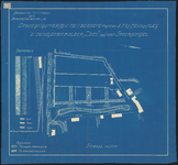 1898-205 Tekening (blauwdruk) van de ophogingswerken voor de stratenaanleg aan de Spoorsingel.