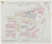 1898-209 Plattegrond van door de Heren F. en A. van Beers te koop gevraagde grond aan de Mathenesserlaan.