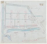 1898-289 Plattegrond met een een stratenplan tussen Spoorsingel en Walenburgerweg van C. J. v. Tussenbroek.