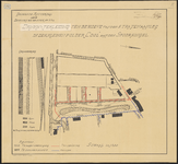1898-302 Tekening van de ontworpen drinkwaterleiding in de nieuwe straten ten westen en ten noorden van de Spoorsingel, ...