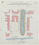 1898-328 Een calque op linnen voor de openbare verkoop van drieëntwintig percelen bouwgrond aan de Schiekade W.z., de ...