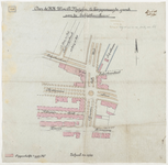 1898-358 Calque op linnen van door de heren W. en B. Muijsson te koop gevraagde grond aan de Schietbaanlaan aan de s' ...