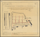 1898-360 Tekening van de ophogingswerken en de aanleg van drinkwaterleiding in de Kleine Polder Cool aan de Spoorsingel.