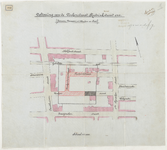 1898-363 Calque op linnen van de voltooiing van de Vinkenstraat, de Vinkendwarsstraat en de Rietvinkstraat door de ...