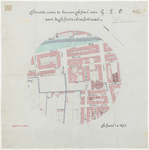 1898-74-1 Tekening voor een te bouwen school voor het Gewoon Lager Onderwijs aan de Schoterbosstraat. Twee bladen. [Blad 1]