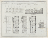 1898-75-2 Tekening van een te bouwen school voor het Gewoon Lager Onderwijs aan de Schooterboschstraat. Twee bladen. [Blad 2]