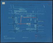 1899-112 Blauwdruk voor de ontworpen verlichting van de Vinken-, de Vinkendwars- en de Rietvinkstraat.