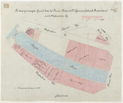 1899-200 Calque op linnen van door Elster en Co. Gasmeterfabriek ,,Rotterdam te koop gevraagde grond aan de Nassauhaven ...