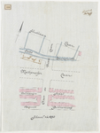 1899-226 Calque op linnen van straten en perceelen nabij de kruisingen van de Claes de Vrieselaan met de Oude ...