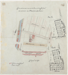 1899-23 Calque op linnen. Situatie van een te bouwen school aan de Mathenesserlaan.