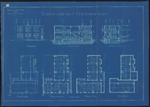 1899-236 Blauwdruk voor de bouw eener school aan de Eerste Pijnackerstraat.