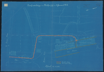 1899-240 Blauwdruk voor de vervanging der drinkwaterleidingbuis in de Westzeedijk en langs de Schiemond westzijde.