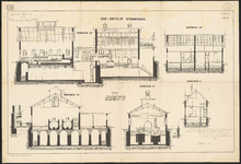 1899-247-3 Tekening voor de bouw van het Zuid-oostelijk stoomgemaal a/d. Linker Maasoever. (Zie bestek no. 231 van ...