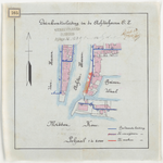 1899-265 Calque op linnen van Nieuwe aanleg van drinkwaterleiding in een gedeelte der Achterhaven o.z.