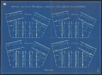 1899-296-2 Blauwdruk met een beschrijving voor de bouw van 7 woonhuizen a/h. Prinsenhoofd, hoek Maas- en Prins ...
