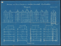 1899-298-4 Gegevens doorsnede voor de bouw van 7 woonhuizen a/h. Prinsenhoofd, hoek Maas- en Prins Hendrikkade, door ...