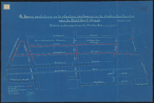 1899-47 Blauwdruk voor het aanbrengen van verlichting in de straten ten noorden van de Bloklandstraat.