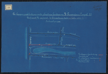 1899-48 Blauwdruk voor uitbreiding der verlichting aan de Provenierssingel zuidzijde.