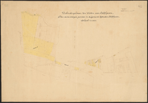1900-111-7 Kadastrale kaart verbindingsbaan ten westen van Delfshaven, met de onteigeningen daarvoor in Overschie, ...