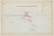 1900-117-2 Calque B voor de vernieuwing van een kaaimuur langs de Westerkade. (D behoort bij een rapport van de ...