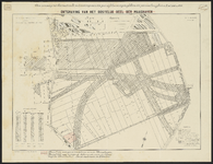 1900-140 Tekening voor een aanvraag tot kadastrale uitmeting van 2 percelen bij de Dordtschen Straatweg (No. 286 ...