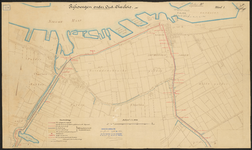 1900-159-1 Kaart van over te nemen gedeelten Rijkswegen onder Oud-Charlois. Bijlage B 1. Blad 1