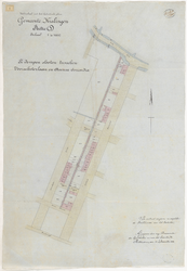 1900-2 Calque op linnen voor de slootdemping tussen Voorschoterlaan en Avenue Concordia in opdracht van de gemeente ...