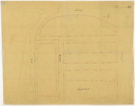 1900-246 Calque van het stratenplan van M.H. Hoefnagels op terrein aan de Boezemsingel.