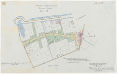 1900-257 Kadastrale kaart aanwijzende de aan de Linker Maasoever te onteigenen percelen voor de Gemeente en voor de R.T.M.
