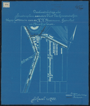1900-279 Blauwdruk voor aanleg drinkwaterleiding in het stratenplan bij de West-Varkenoordseweg van de Heren Moermans, ...
