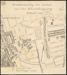 1900-282 Tekening van een stratenaanleg ten westen van de Schonebergerweg.