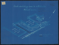 1900-295 Blauwdruk voor het leggen van drinkwaterleiding naar de 3e kolentip (tussen de beide Katendrechtsche havens).