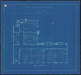 1900-36-2 Blauwdruk voor de bouw van een school voor Gewoon Lager Onderwijs (G.L.O.) aan de Tiendstraat, met ...