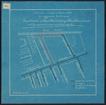1900-361 Blauwdruk voor verliching van een gedeelte van de Hoge Boezem en in de Slachthuisstraat.