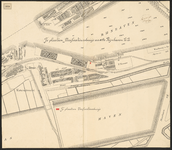 1900-369 Situatiekaart van een verificateurshuisje aan de Rijnhaven Z.Z.